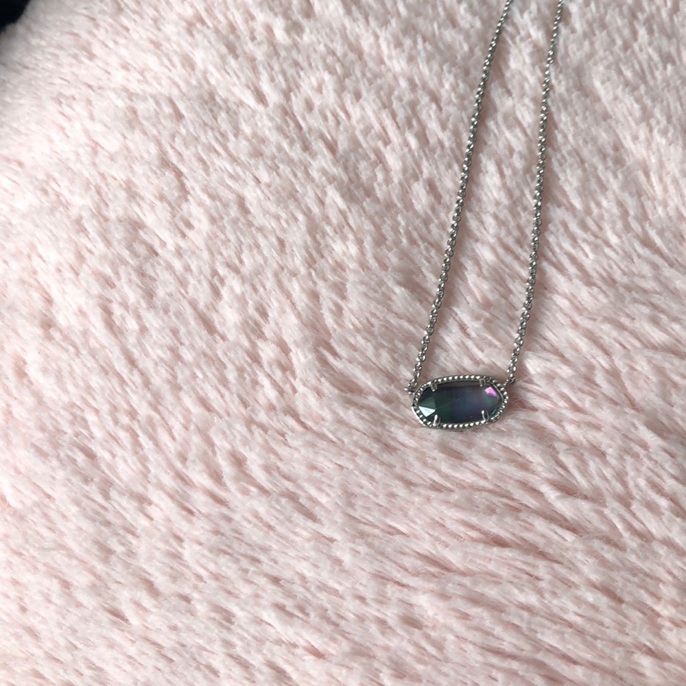 Kendra Scott Iridescent Elisa Pendant Necklace